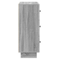 Produktbild för Lådans skåp Grå sonoma-ek 66 x 34,5 x 90 cm Konstruerat trä