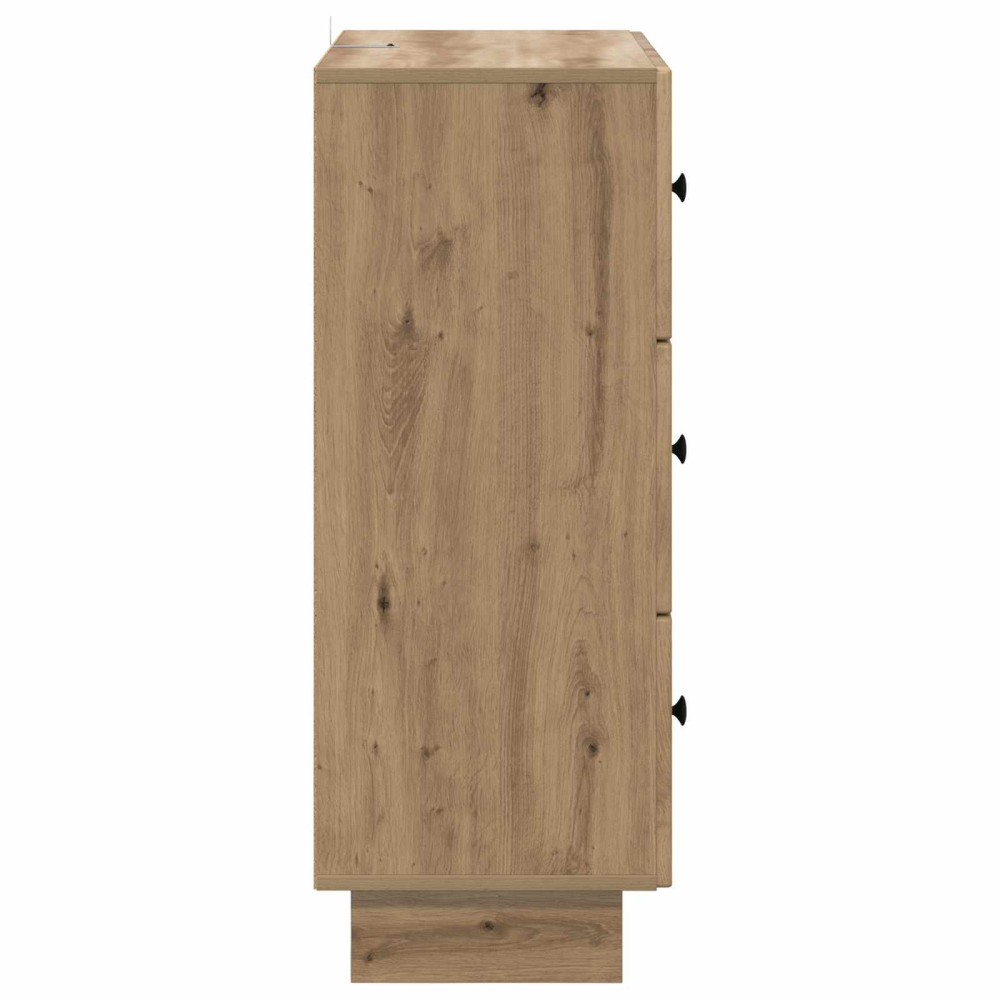 Produktbild för Lådans skåp Artisan-ek 66 x 34,5 x 90 cm Konstruerat trä