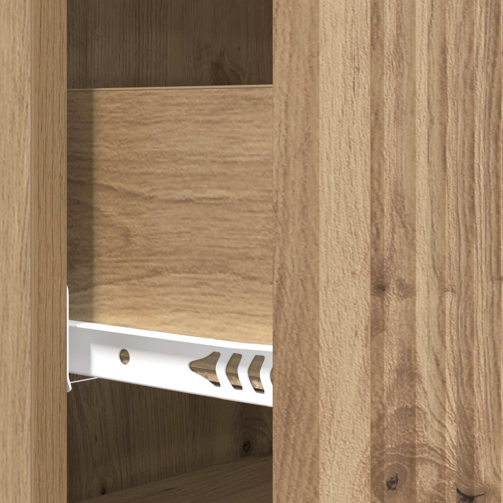 Produktbild för Lådans skåp Artisan-ek 66 x 34,5 x 90 cm Konstruerat trä