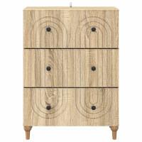 Produktbild för Lådans skåp Sonoma-ek 66 x 34,5 x 90 cm Konstruerat trä