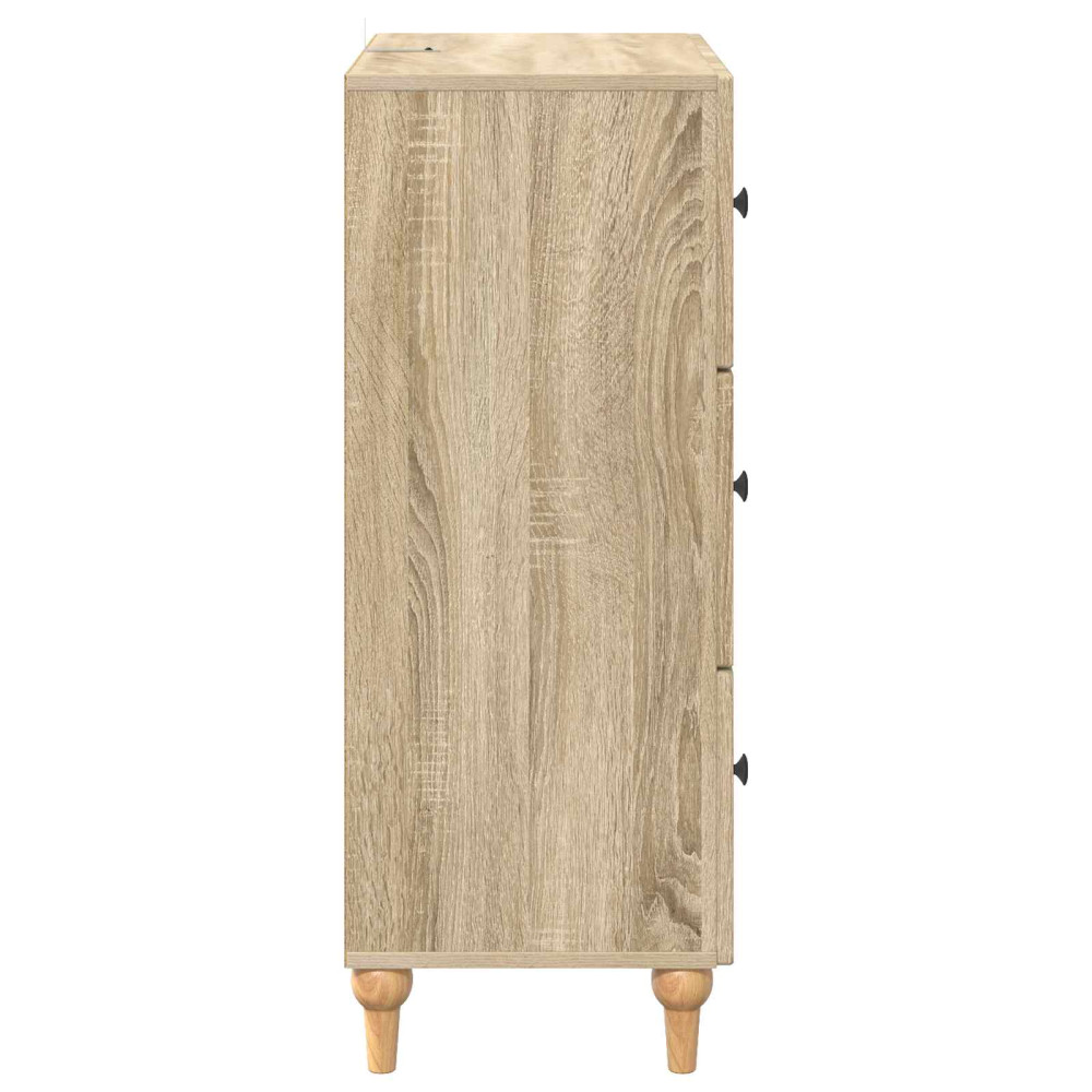 Produktbild för Lådans skåp Sonoma-ek 66 x 34,5 x 90 cm Konstruerat trä