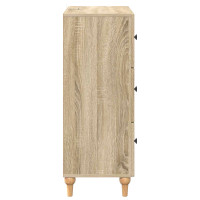 Produktbild för Lådans skåp Sonoma-ek 66 x 34,5 x 90 cm Konstruerat trä