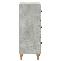 Produktbild för Lådans skåp Betonggrå 66 x 34,5 x 90 cm Konstruerat trä