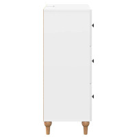 Produktbild för Lådans skåp Vit högglans 66 x 34,5 x 90 cm Konstruerat trä