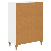 Produktbild för Lådans skåp Vit högglans 66 x 34,5 x 90 cm Konstruerat trä
