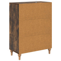 Produktbild för Lådans skåp Rökt ek 66 x 34,5 x 90 cm Konstruerat trä