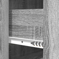 Produktbild för Lådans skåp Grå sonoma-ek 66 x 34,5 x 90 cm Konstruerat trä