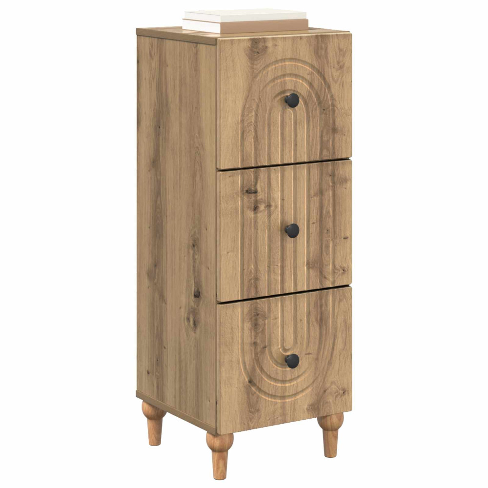 Produktbild för Lådans skåp Artisan-ek 33 x 34,5 x 90 cm Konstruerat trä