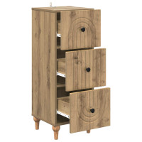 Produktbild för Lådans skåp Artisan-ek 33 x 34,5 x 90 cm Konstruerat trä