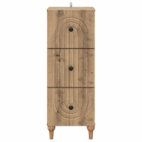 Produktbild för Lådans skåp Artisan-ek 33 x 34,5 x 90 cm Konstruerat trä