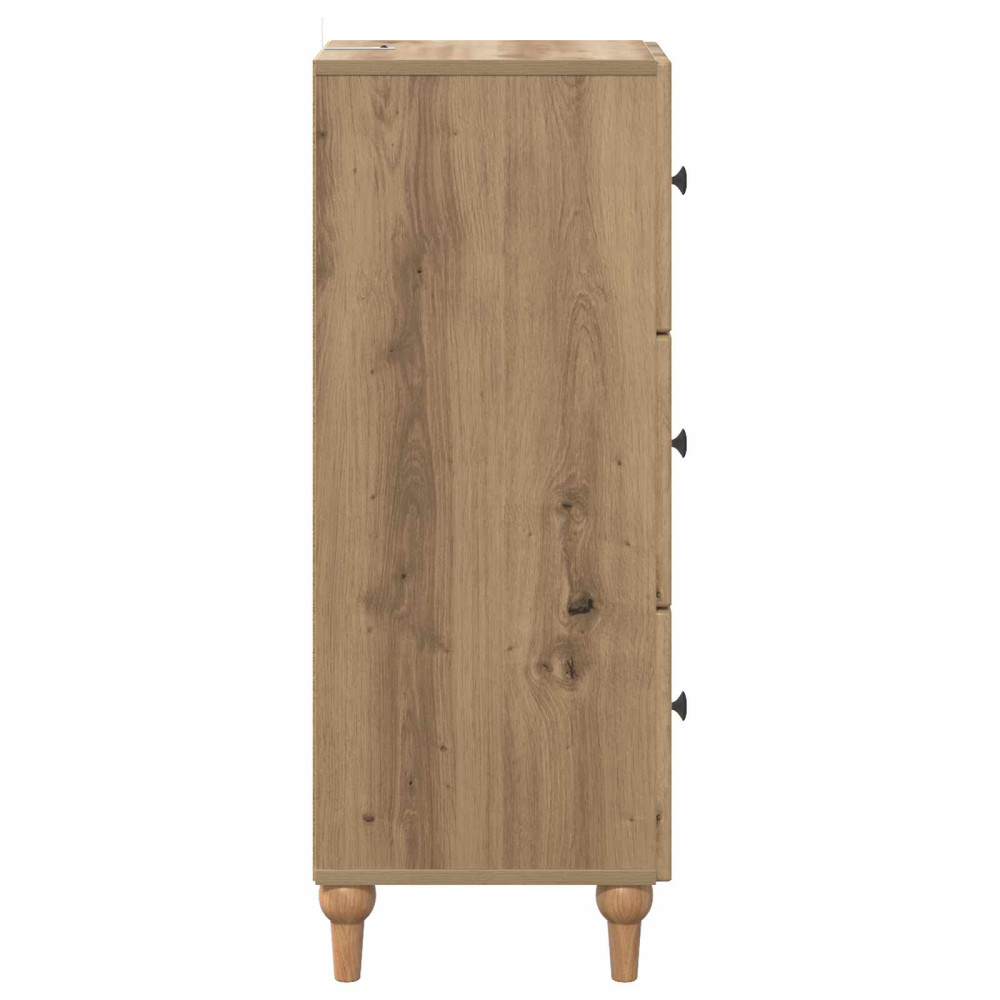 Produktbild för Lådans skåp Artisan-ek 33 x 34,5 x 90 cm Konstruerat trä