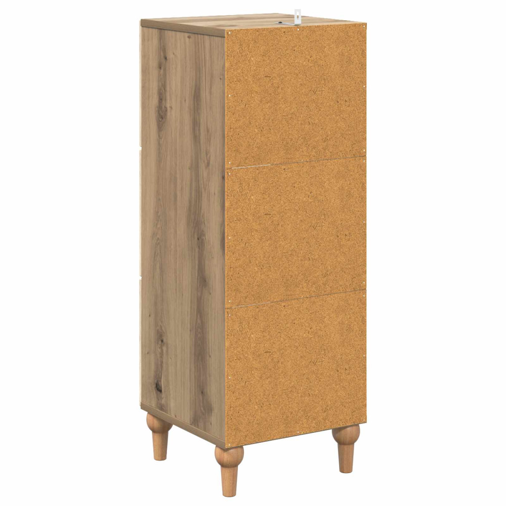 Produktbild för Lådans skåp Artisan-ek 33 x 34,5 x 90 cm Konstruerat trä