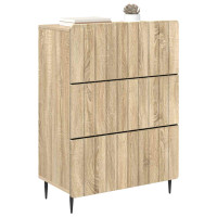 Produktbild för Lådans skåp Sonoma-ek 66 x 34,5 x 92 cm Konstruerat trä