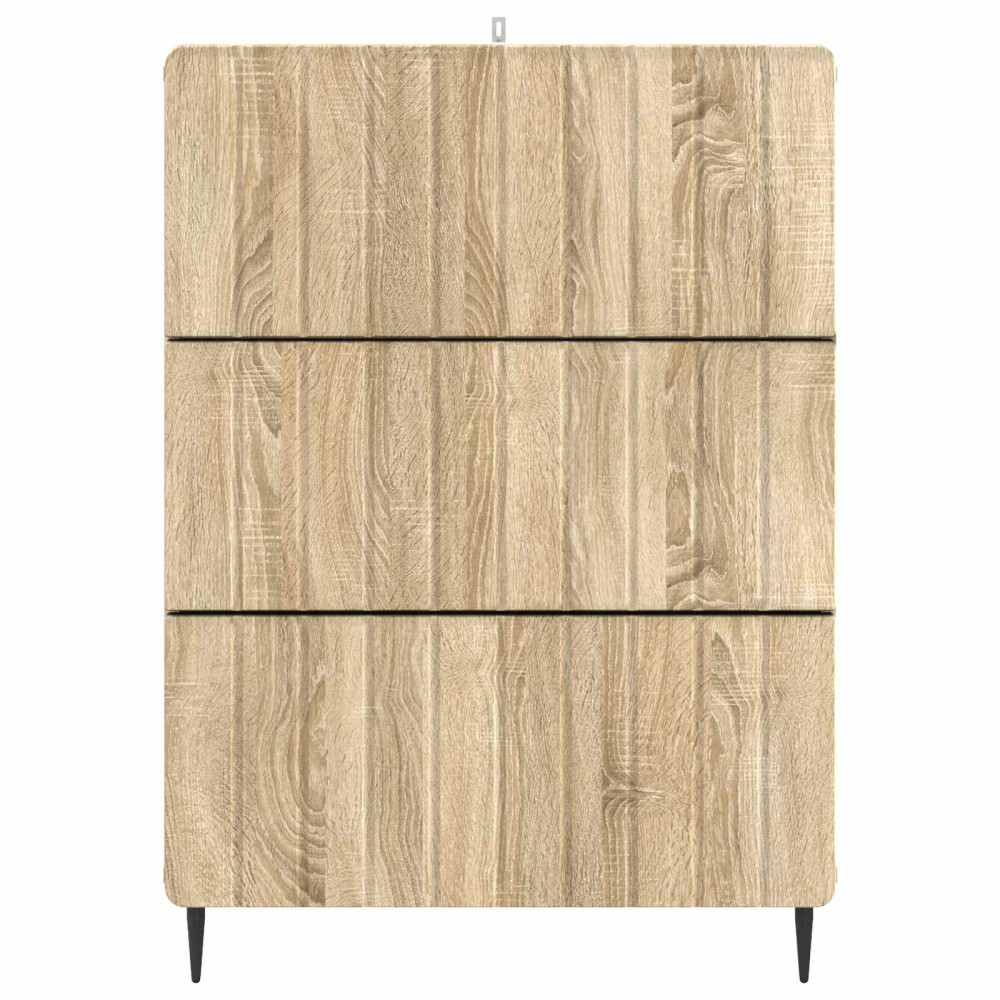 Produktbild för Lådans skåp Sonoma-ek 66 x 34,5 x 92 cm Konstruerat trä