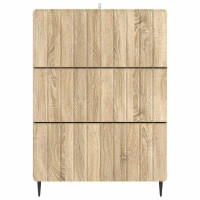 Produktbild för Lådans skåp Sonoma-ek 66 x 34,5 x 92 cm Konstruerat trä