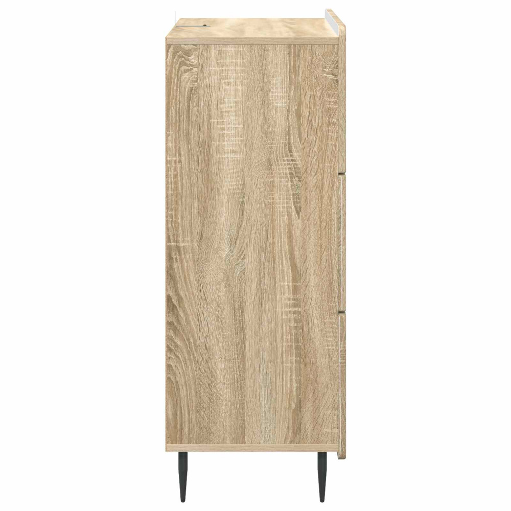 Produktbild för Lådans skåp Sonoma-ek 66 x 34,5 x 92 cm Konstruerat trä