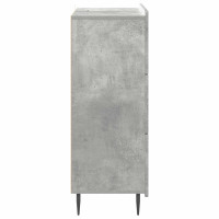 Produktbild för Lådans skåp Betonggrå 66 x 34,5 x 92 cm Konstruerat trä