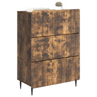Produktbild för Lådans skåp Rökt ek 66 x 34,5 x 92 cm Konstruerat trä