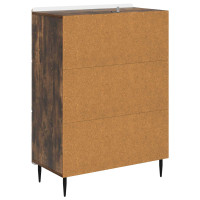 Produktbild för Lådans skåp Rökt ek 66 x 34,5 x 92 cm Konstruerat trä
