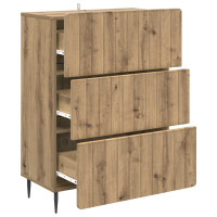 Produktbild för Lådans skåp Artisan-ek 66 x 34,5 x 92 cm Konstruerat trä