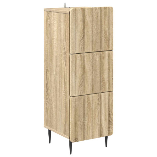 vidaXL Lådans skåp Sonoma-ek 33 x 34,5 x 92 cm Konstruerat trä