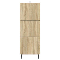 Produktbild för Lådans skåp Sonoma-ek 33 x 34,5 x 92 cm Konstruerat trä
