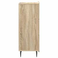 Produktbild för Lådans skåp Sonoma-ek 33 x 34,5 x 92 cm Konstruerat trä