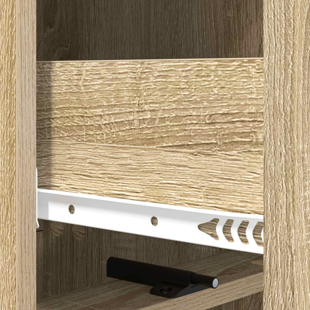 Produktbild för Lådans skåp Sonoma-ek 33 x 34,5 x 92 cm Konstruerat trä
