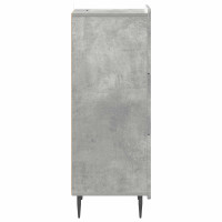 Produktbild för Lådans skåp Betonggrå 33 x 34,5 x 92 cm Konstruerat trä