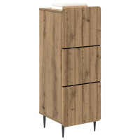 Produktbild för Lådans skåp Artisan-ek 33 x 34,5 x 92 cm Konstruerat trä