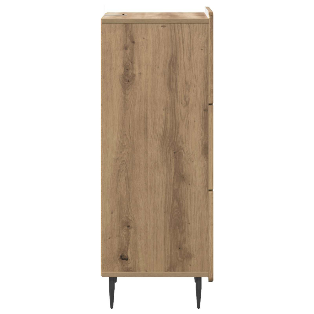 Produktbild för Lådans skåp Artisan-ek 33 x 34,5 x 92 cm Konstruerat trä