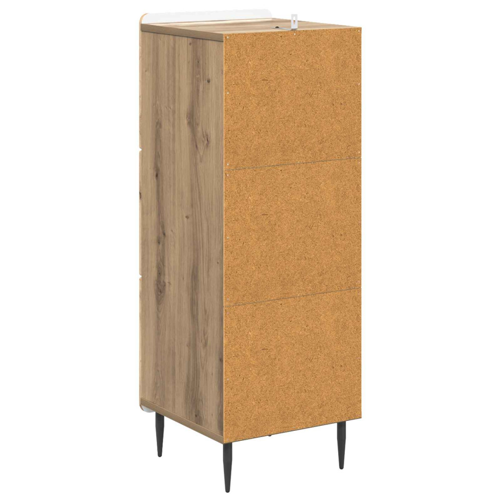 Produktbild för Lådans skåp Artisan-ek 33 x 34,5 x 92 cm Konstruerat trä