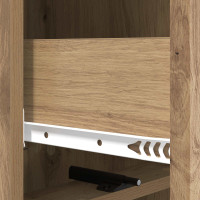 Produktbild för Lådans skåp Artisan-ek 33 x 34,5 x 92 cm Konstruerat trä