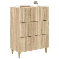 Produktbild för Lådans skåp Sonoma-ek 66 x 34,5 x 90 cm Konstruerat trä
