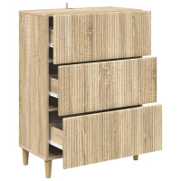 Produktbild för Lådans skåp Sonoma-ek 66 x 34,5 x 90 cm Konstruerat trä