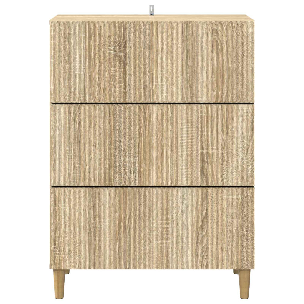 Produktbild för Lådans skåp Sonoma-ek 66 x 34,5 x 90 cm Konstruerat trä