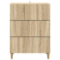 Produktbild för Lådans skåp Sonoma-ek 66 x 34,5 x 90 cm Konstruerat trä