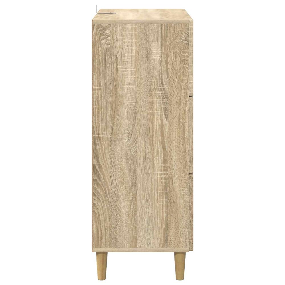 Produktbild för Lådans skåp Sonoma-ek 66 x 34,5 x 90 cm Konstruerat trä