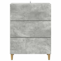 Produktbild för Lådans skåp Betonggrå 66 x 34,5 x 90 cm Konstruerat trä