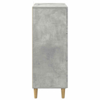 Produktbild för Lådans skåp Betonggrå 66 x 34,5 x 90 cm Konstruerat trä