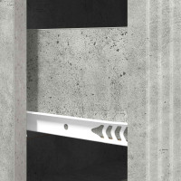 Produktbild för Lådans skåp Betonggrå 66 x 34,5 x 90 cm Konstruerat trä