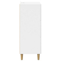 Produktbild för Lådans skåp Vit högglans 66 x 34,5 x 90 cm Konstruerat trä