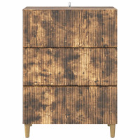 Produktbild för Lådans skåp Rökt ek 66 x 34,5 x 90 cm Konstruerat trä
