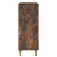Produktbild för Lådans skåp Rökt ek 66 x 34,5 x 90 cm Konstruerat trä