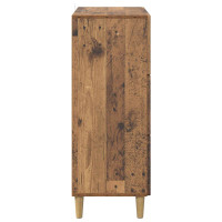 Produktbild för Lådans skåp Gammalt trä 66 x 34,5 x 90 cm Konstruerat trä