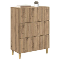 Produktbild för Lådans skåp Artisan-ek 66 x 34,5 x 90 cm Konstruerat trä