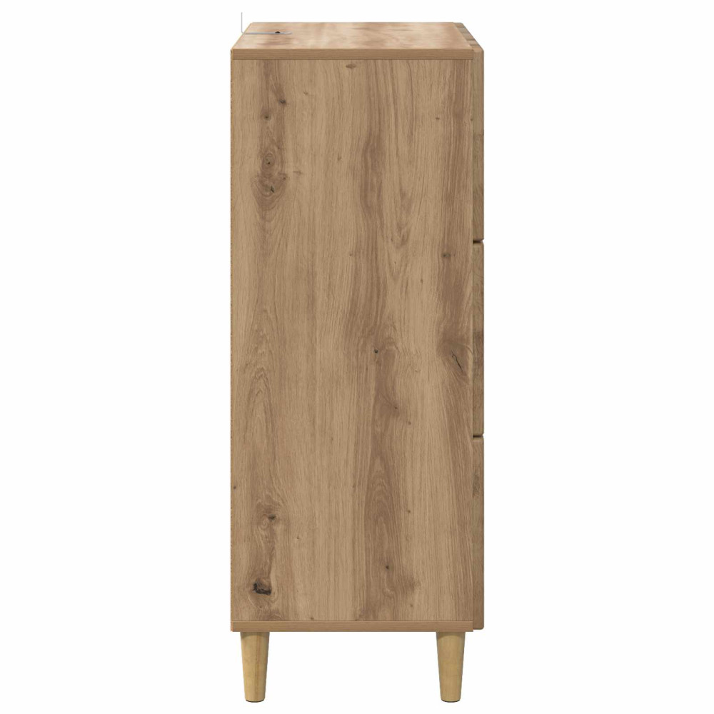 Produktbild för Lådans skåp Artisan-ek 66 x 34,5 x 90 cm Konstruerat trä