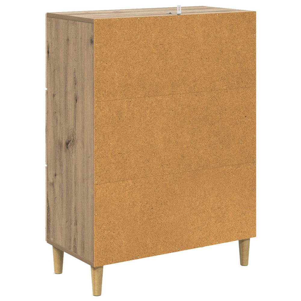 Produktbild för Lådans skåp Artisan-ek 66 x 34,5 x 90 cm Konstruerat trä