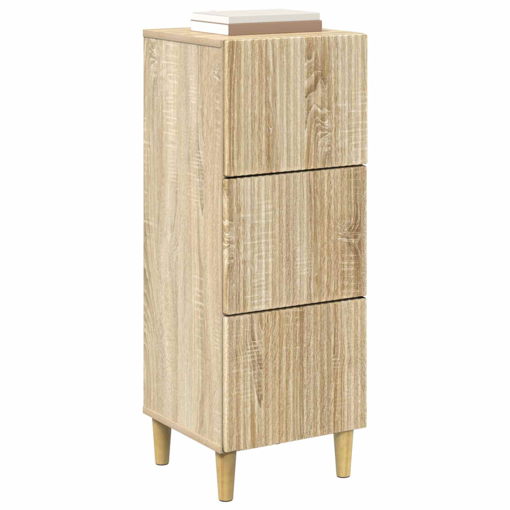 Produktbild för Lådans skåp Sonoma-ek 33 x 34,5 x 90 cm Konstruerat trä