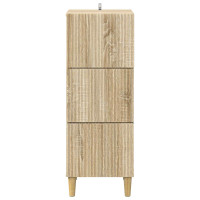 Produktbild för Lådans skåp Sonoma-ek 33 x 34,5 x 90 cm Konstruerat trä